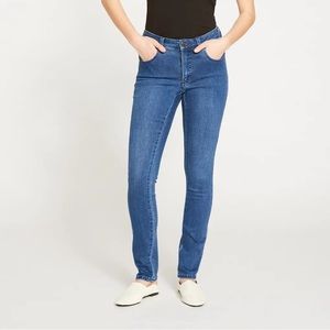 NWT Universal Standard Seine High Rise Skinny Jeans 32 Inch in True Blue Size 20